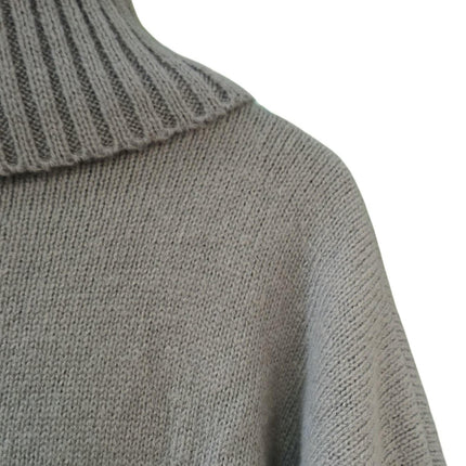 Women's Turtleneck Large Sweater Pullover Casual Winter Loose Knit Pullover