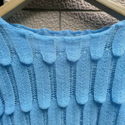 Women's Casual Fashion Elegant Hollow Large Size Long Sleeve Knitted Sweater