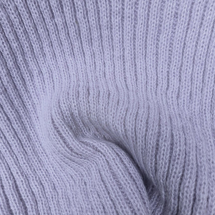 Women's Fashion Elegant Solid Color Half Zipper Long Sleeve Large Size Knitted Sweater