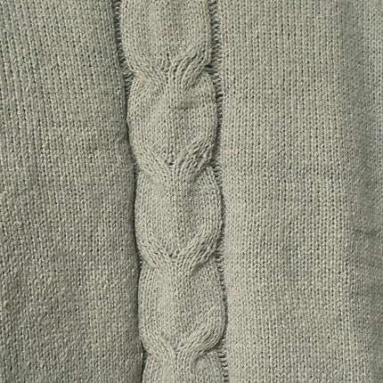 Women's Loose Cable Knit Top Turtleneck Batwing Long Sleeve Sweater