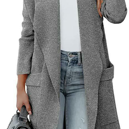 Women Lightweight Cardigan Sweaters with Pocket Long Sleeve Shrugs