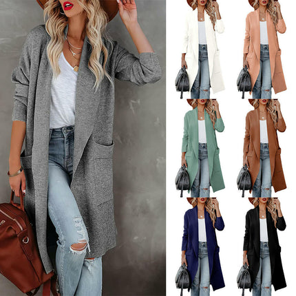 Women Lightweight Cardigan Sweaters with Pocket Long Sleeve Shrugs