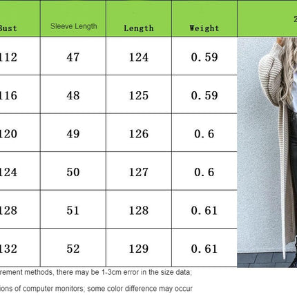 Women's Oversized Long Cardigan Sweaters Long Sleeve Split Open Front Drape Knit Duster Coat