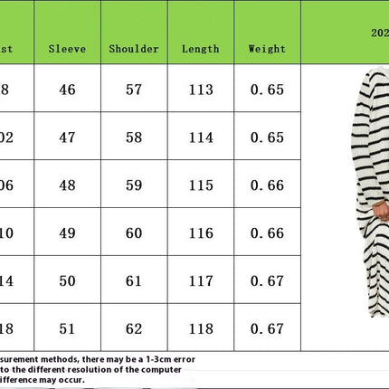 Women's Long Sleeve Striped Sweater Dress V Neck Collared Slit Casual Knit Maxi Dresses