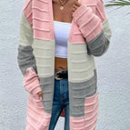 Pink and white