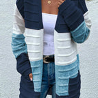 Blue and white