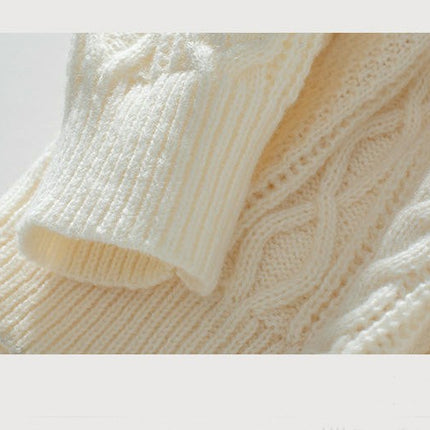 Women's Fashion Sweater Crewneck Long Sleeve Vintage Casual Pullover Tops