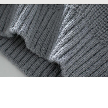 Women's Hooded Drawstring Cardigan Long Sleeve Button Chunky Knit Sweater Jacket