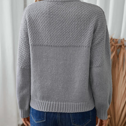 Cable Knit Sweater Womens Soft Pullover Lightweight Casual Trendy Sweaters
