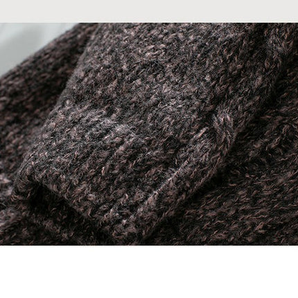 Women's Pocket Knitted Cardigan Winter Casual Long Sleeve Sweater Jacket