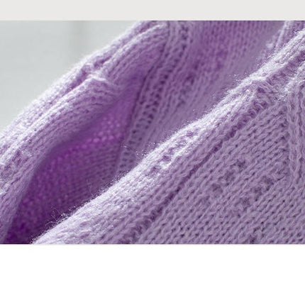 Womens Half Turtleneck Cable Pullover Sweater Autumn Long Sleeve Casual Knit Top