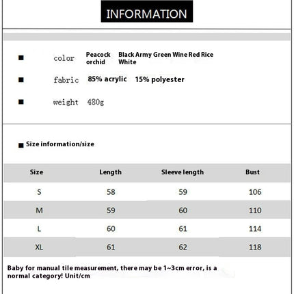 Women's Chunky Knit Sweater - Scarf Collar Long Sleeve Button Casual Sweater Top