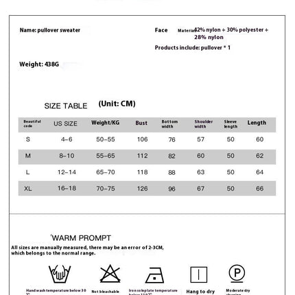 Round Neck Long Sleeve Knitted Top Women Fashion Floral Embroidery Sweater