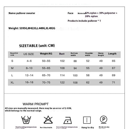 Women's Twisted Textured Round Neck Sweater Colorblock Drop Shoulder Pullover