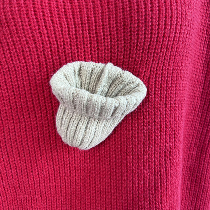 Women's Autumn and Winter Christmas Sweater Loose Knitted Bottoming Shirt Top