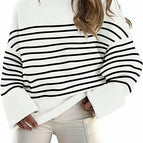 White and black stripes