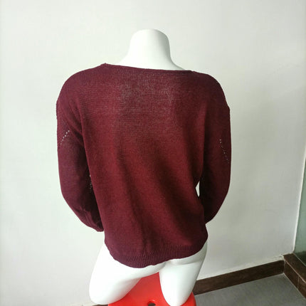 Womens Boat Neck Sweater Outfit Long Sleeve Casual Loose Pullover Trendy Tops