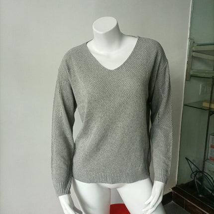 Womens Boat Neck Sweater Outfit Long Sleeve Casual Loose Pullover Trendy Tops