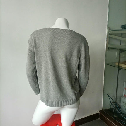 Womens Boat Neck Sweater Outfit Long Sleeve Casual Loose Pullover Trendy Tops