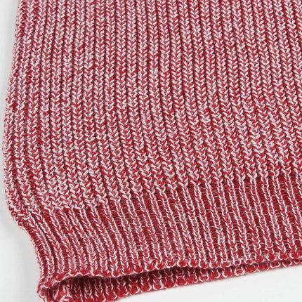 Autumn Pullover Sweater Round Neck Plush Heart Patch Knitted Sweater for Women