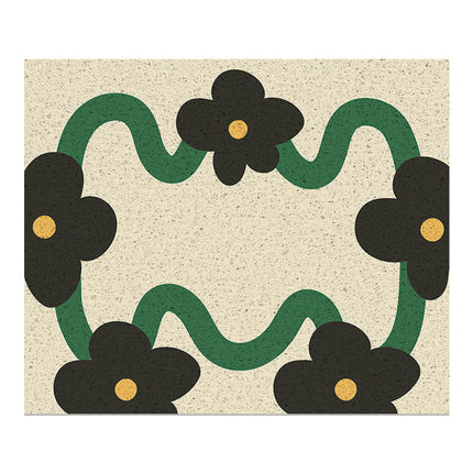 Spring Floral Door Mats Washable Indoor Outdoor, Non Slip Doormat Home Decor