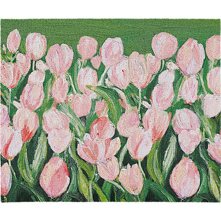Spring Floral Door Mats Washable Indoor Outdoor, Non Slip Doormat Home Decor 1