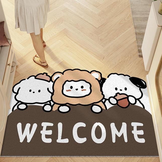 Door Mat, Cute Mat Outdoor, Non-Slip Easy Cleaning Doormat, Door Rug