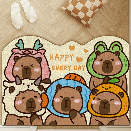 Door Mat, Cute Mat Outdoor, Non-Slip Easy Cleaning Doormat, Door Rug
