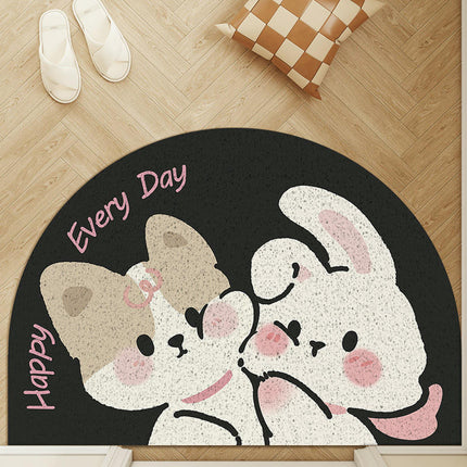 Door Mat, Cute Mat Outdoor, Non-Slip Easy Cleaning Doormat, Door Rug