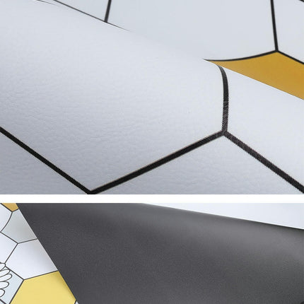 Simple Checkerboard Mat Waterproof Non-Slip Foot Pad Pvc Door Floor Mat 1