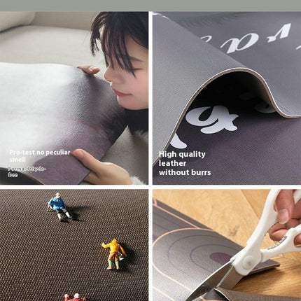 Simple Checkerboard Mat Waterproof Non-Slip Foot Pad Pvc Door Floor Mat 1