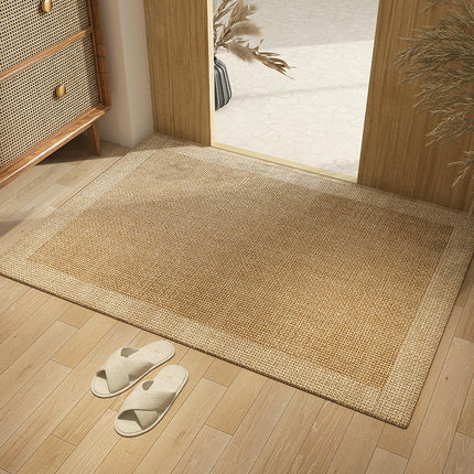 Indoor Door Mat Retro Floor Mat, Non Slip Washable Doormat Rugs for Entrance