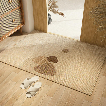 Indoor Door Mat Retro Floor Mat, Non Slip Washable Doormat Rugs for Entrance