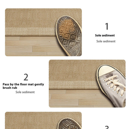 Indoor Door Mat Retro Floor Mat, Non Slip Washable Doormat Rugs for Entrance