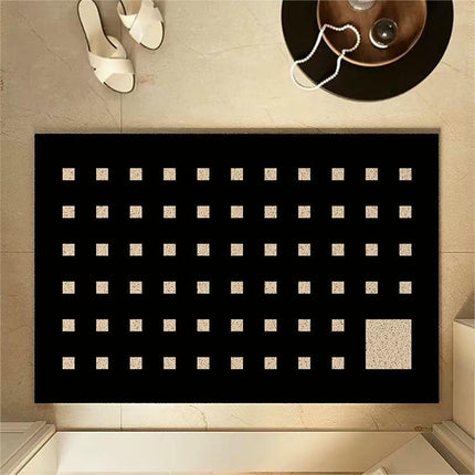 Geometry Indoor Door Mat Floor Mat, Non Slip Rugs for Entrance