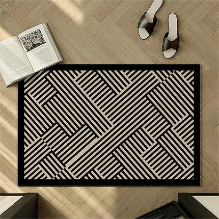 Geometry Indoor Door Mat Floor Mat, Non Slip Rugs for Entrance
