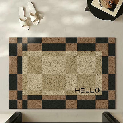 Geometry Indoor Door Mat Floor Mat, Non Slip Rugs for Entrance