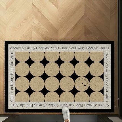 Geometry Indoor Door Mat Floor Mat, Non Slip Rugs for Entrance