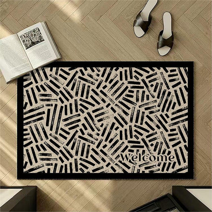Geometry Indoor Door Mat Floor Mat, Non Slip Rugs for Entrance 1