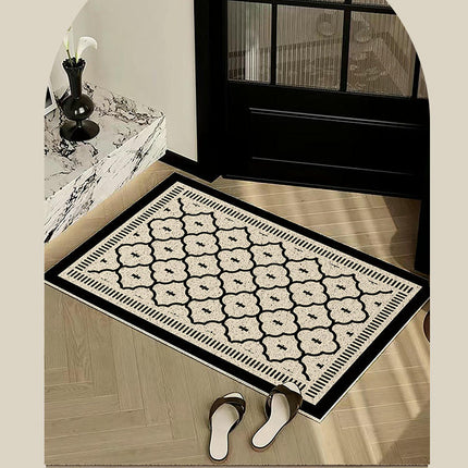 Geometry Indoor Door Mat Floor Mat, Non Slip Rugs for Entrance