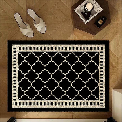 Geometry Indoor Door Mat Floor Mat, Non Slip Rugs for Entrance