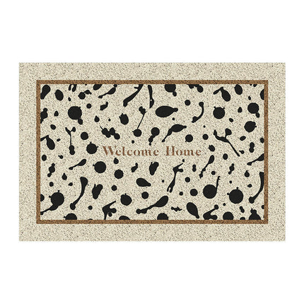 Abstract Front Door Mat Indoor Outdoor Non Slip Welcome Mat