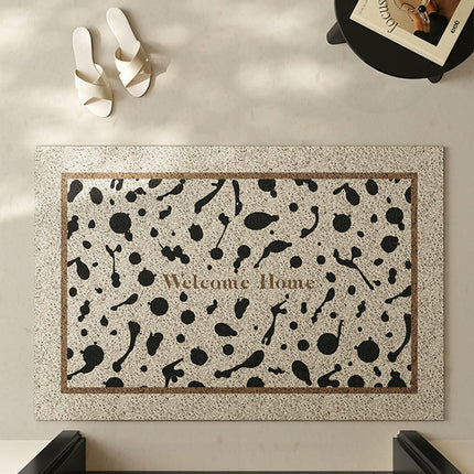 Abstract Front Door Mat Indoor Outdoor Non Slip Welcome Mat