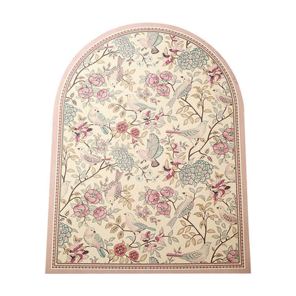 Flowers Front Door Mat Indoor Outdoor Non Slip Welcome Waterproof Mat