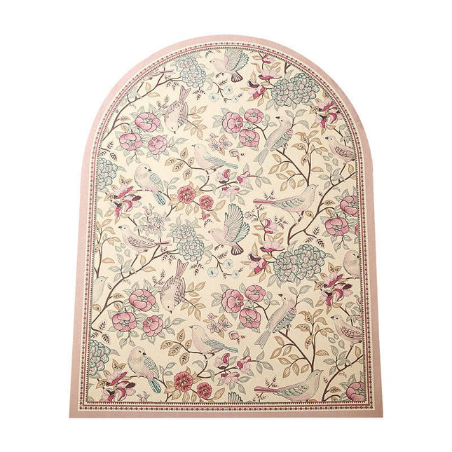 Flowers Front Door Mat Indoor Outdoor Non Slip Welcome Waterproof Mat