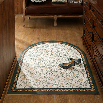Flowers Front Door Mat Indoor Outdoor Non Slip Welcome Waterproof Mat