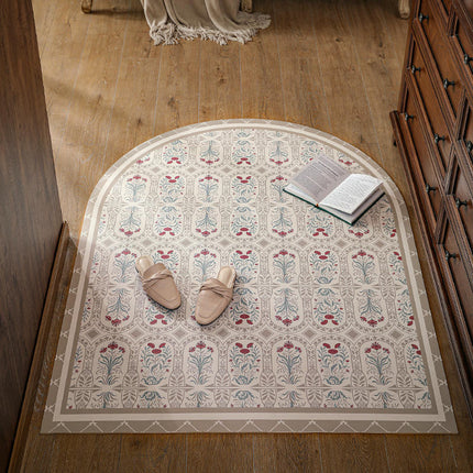 Flowers Front Door Mat Indoor Outdoor Non Slip Welcome Waterproof Mat