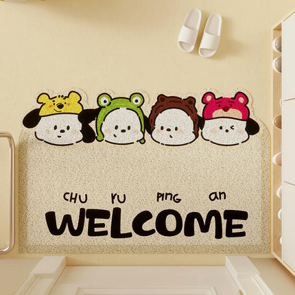 Cute Door Mat Outdoor Indoor Welcome Mats Front Doormat Non Slip Cartoon Rugs
