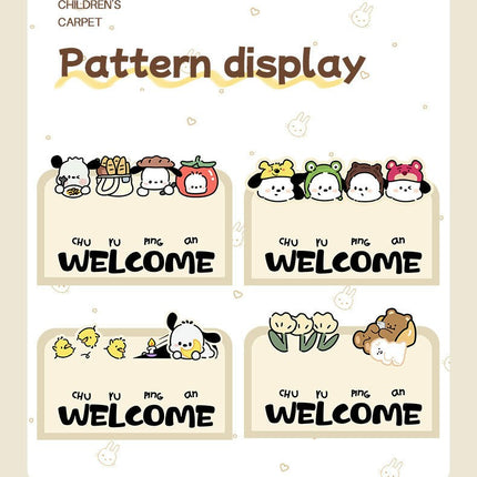 Cute Door Mat Outdoor Indoor Welcome Mats Front Doormat Non Slip Cartoon Rugs