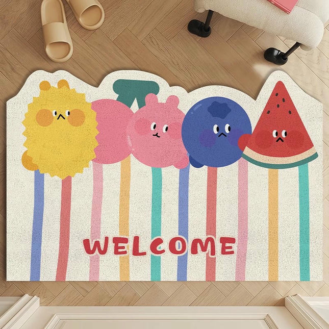 Outdoor Indoor Color Mats Cute Door Mat Front Doormat Non Slip Rugs